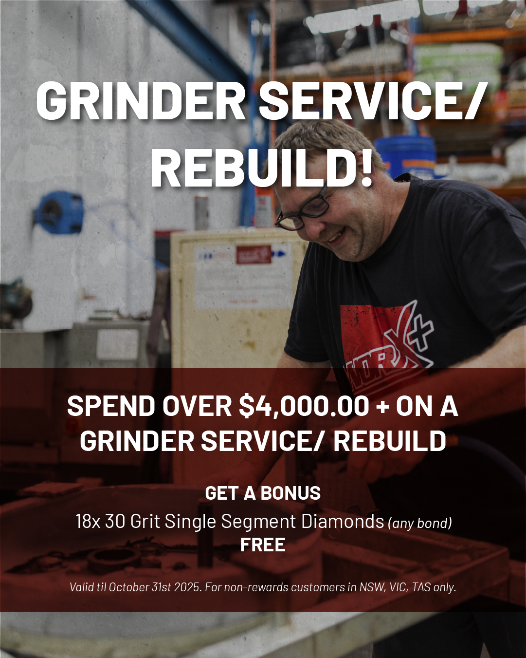 Grinder Service Rebuild Deal